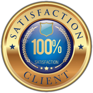 badge de satisfaction client